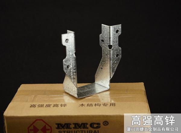 梁托-U型掛件-龍骨與橫梁水平連接件-木結(jié)構(gòu)別墅金屬配件